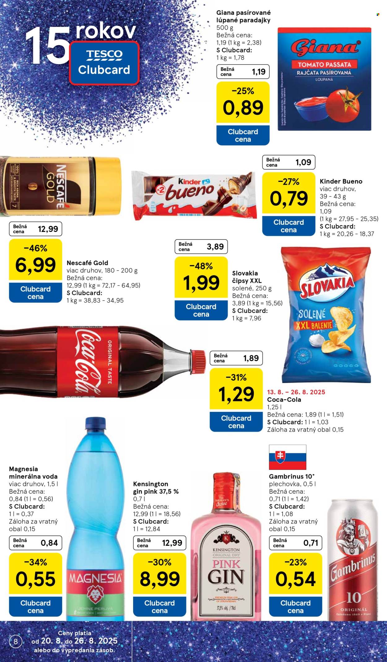 Leták TESCO - 20.8.2025 - 26.8.2025. Strana 8
