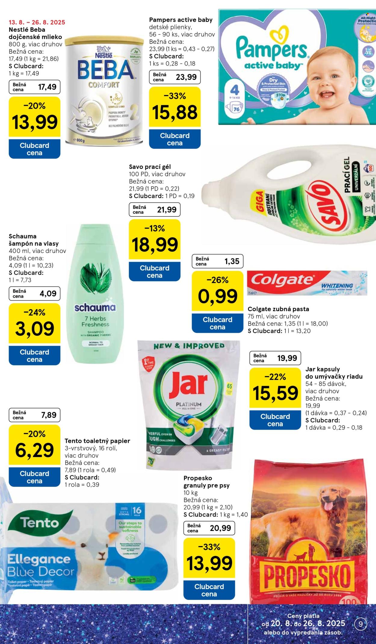 Leták TESCO - 20.8.2025 - 26.8.2025. Strana 9