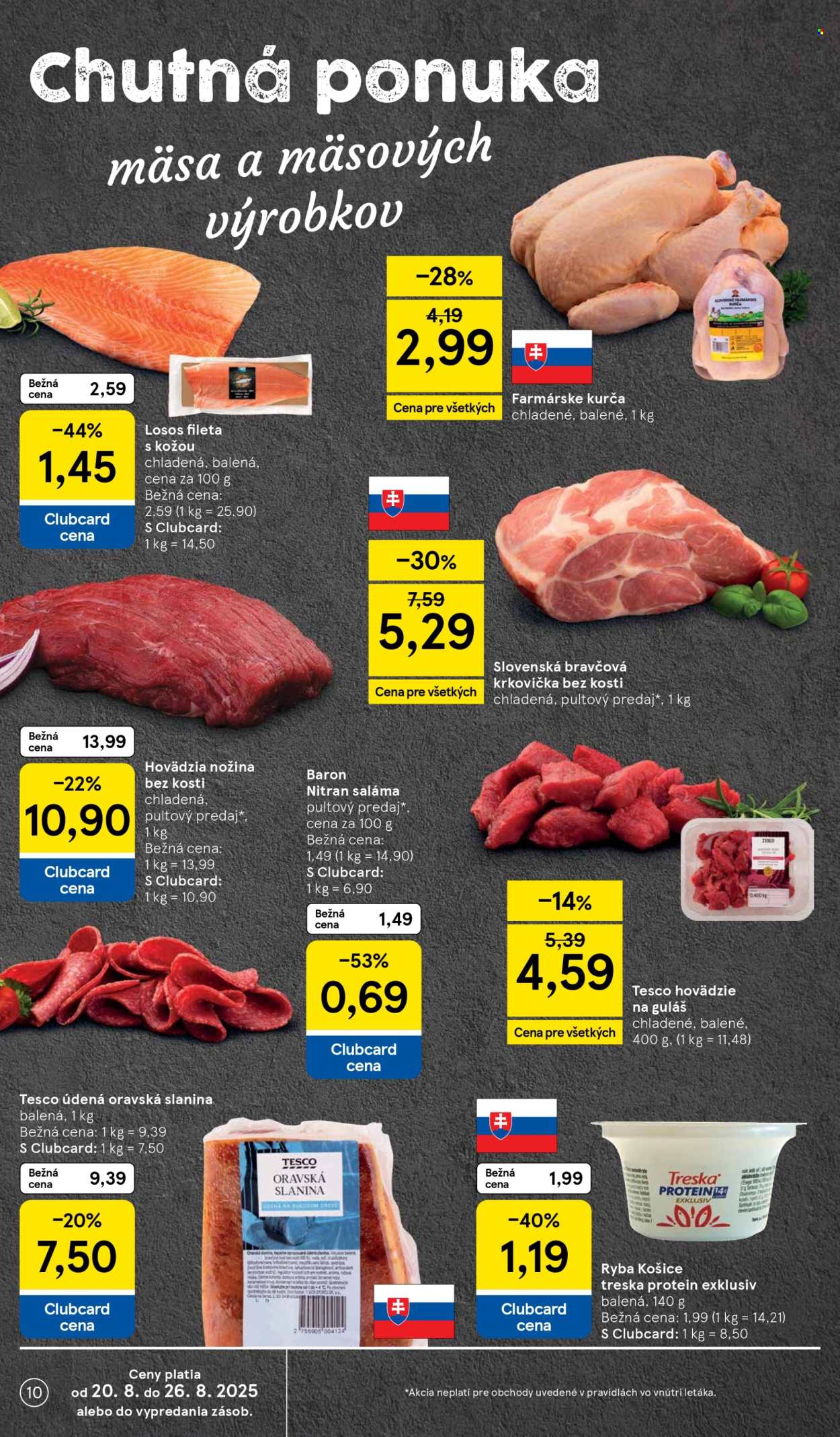 Leták TESCO - 20.8.2025 - 26.8.2025. Strana 10