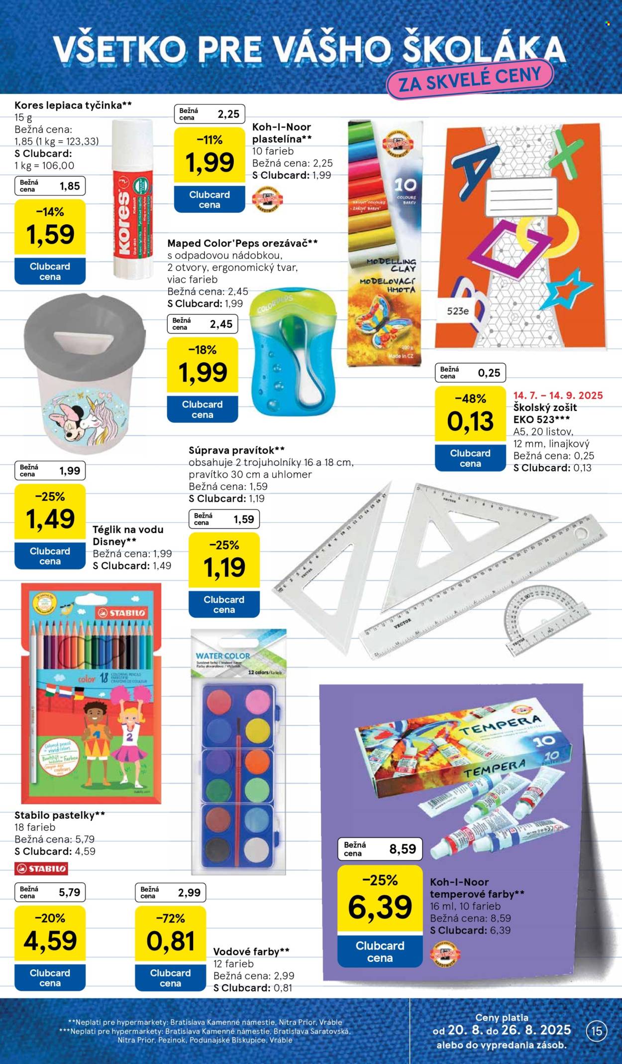 Leták TESCO - 20.8.2025 - 26.8.2025. Strana 15