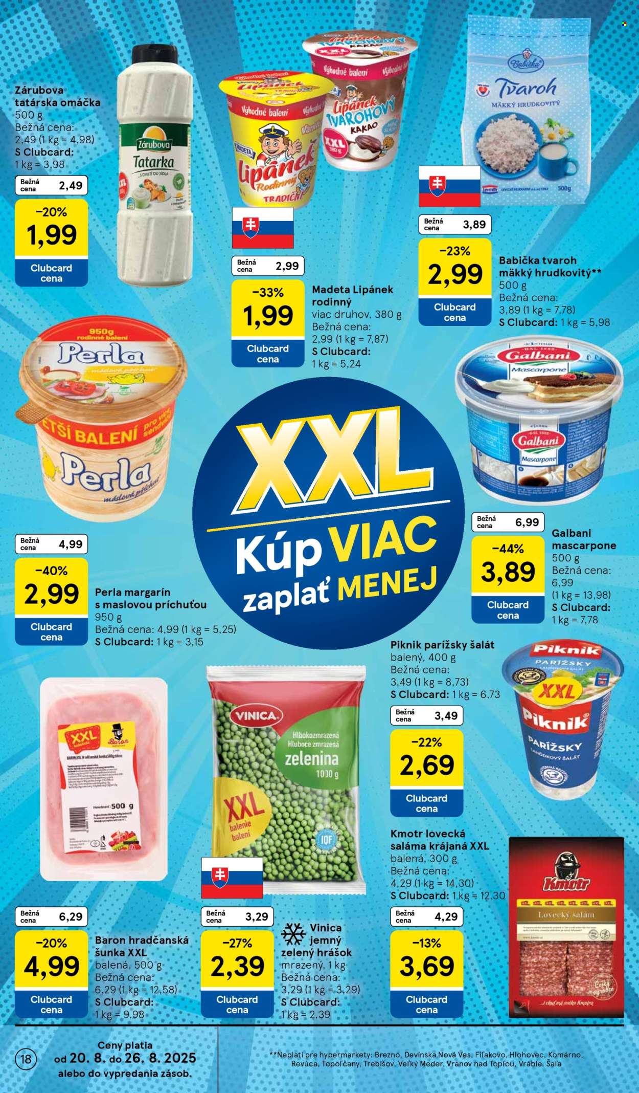 Leták TESCO - 20.8.2025 - 26.8.2025. Strana 18