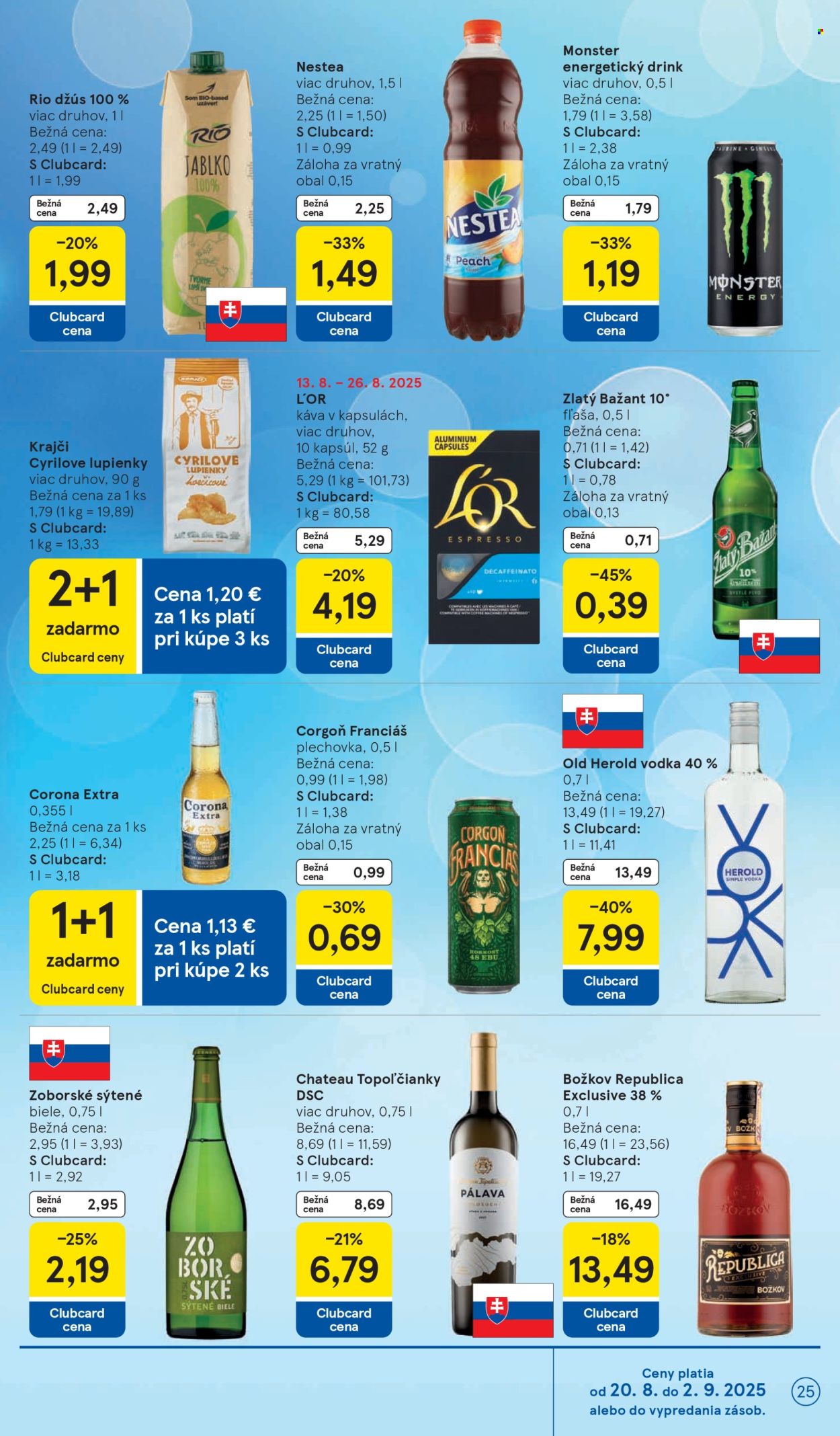Leták TESCO - 20.8.2025 - 26.8.2025. Strana 25