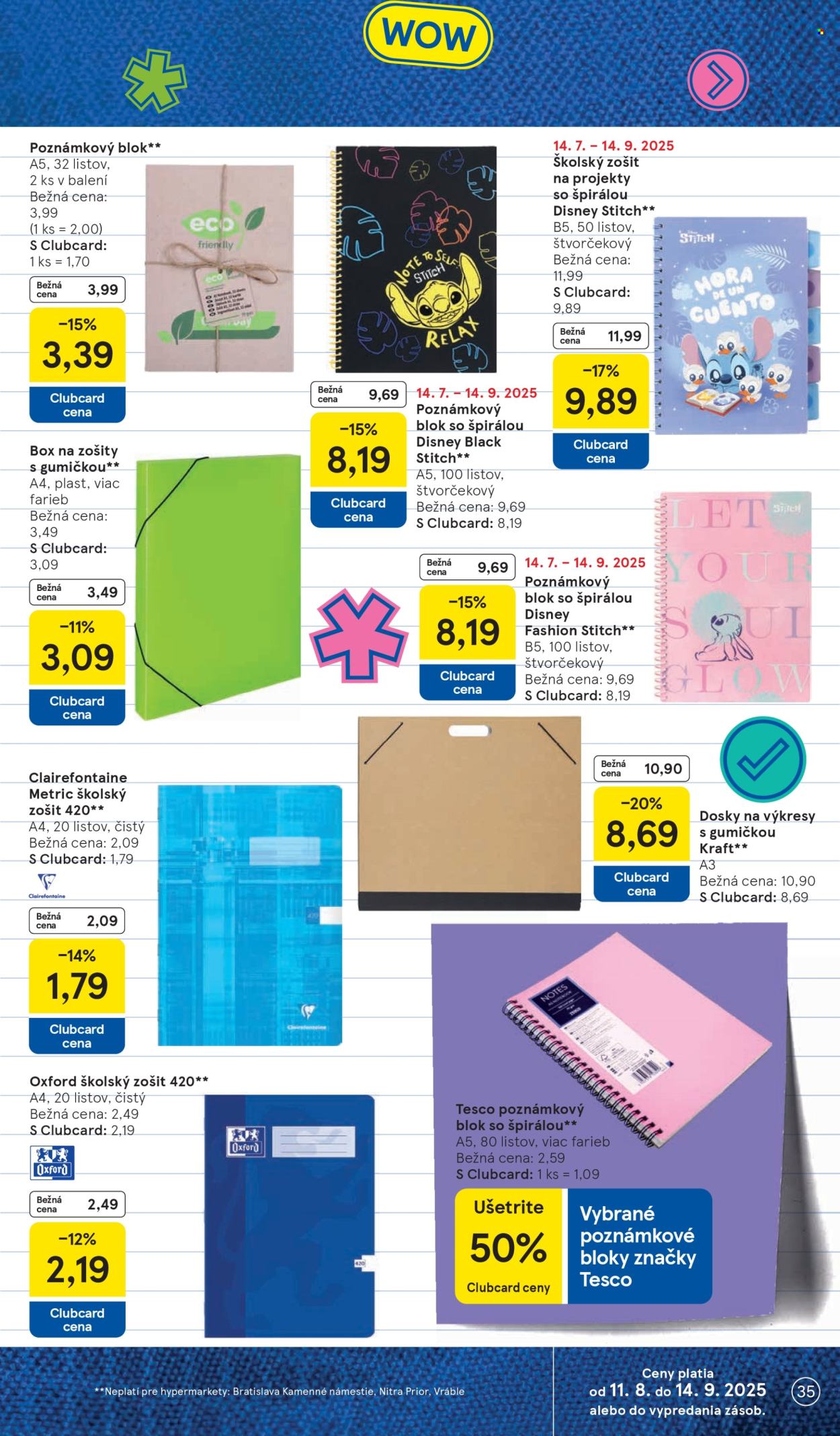 Leták TESCO - 20.8.2025 - 26.8.2025. Strana 35
