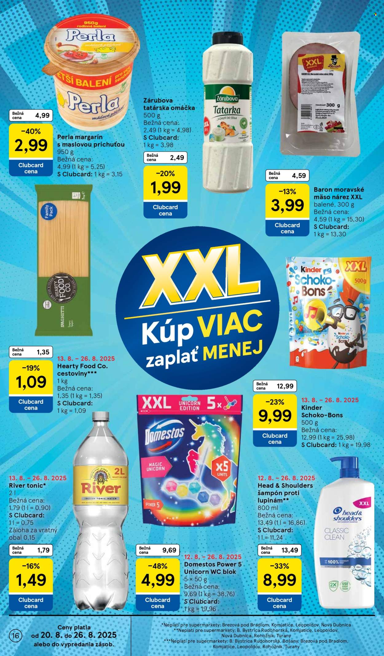 Leták TESCO supermarket - 20.8.2025 - 26.8.2025. Strana 16
