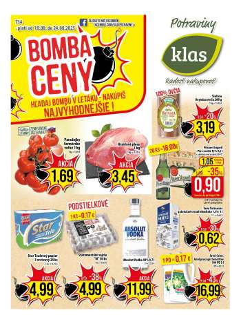 Leták Klas - 18.8.2025 - 24.8.2025.