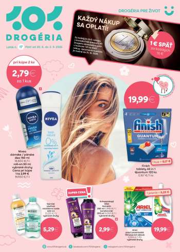 Leták 101 Drogerie - 20.8.2025 - 2.9.2025.