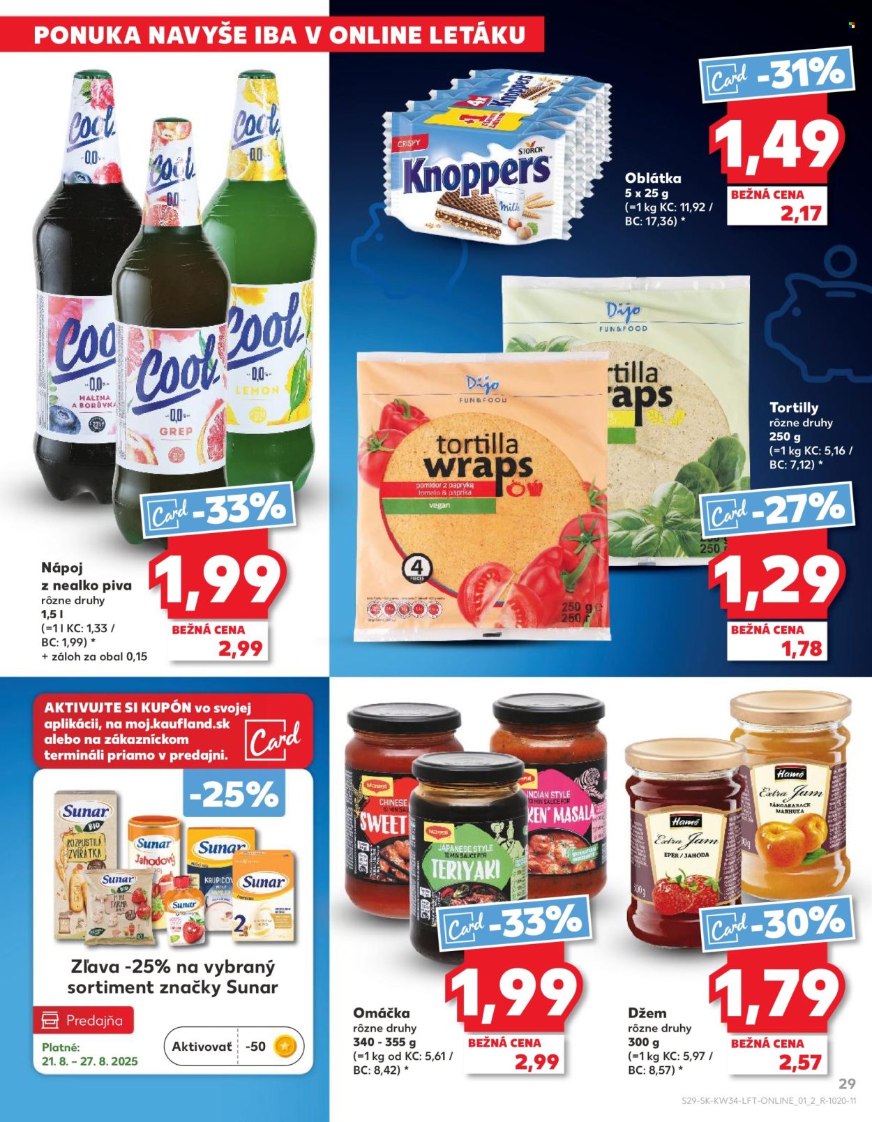 Leták Kaufland - 21.8.2025 - 27.8.2025. Strana 29