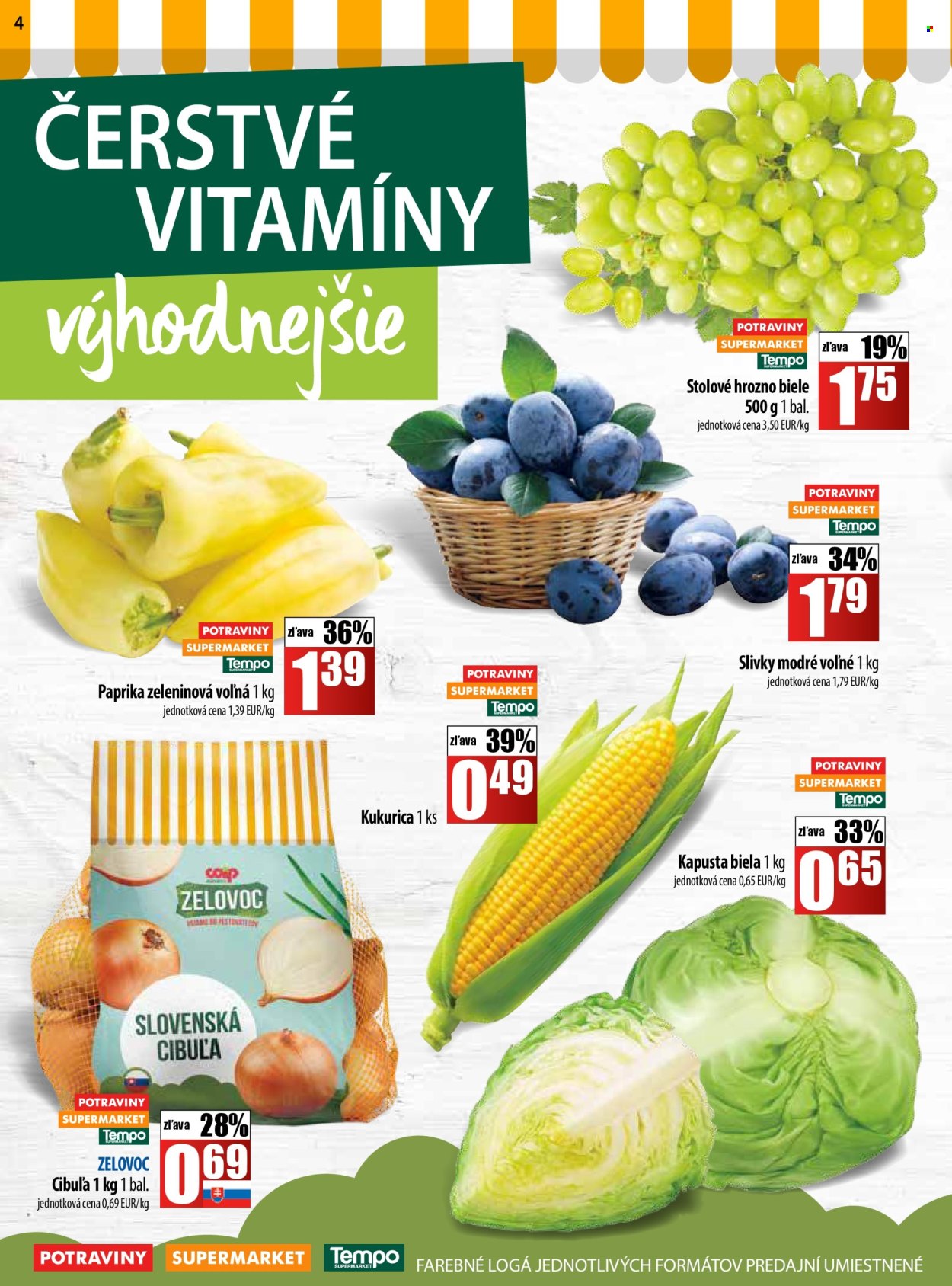 Leták COOP Jednota - 21.8.2025 - 27.8.2025. Strana 4