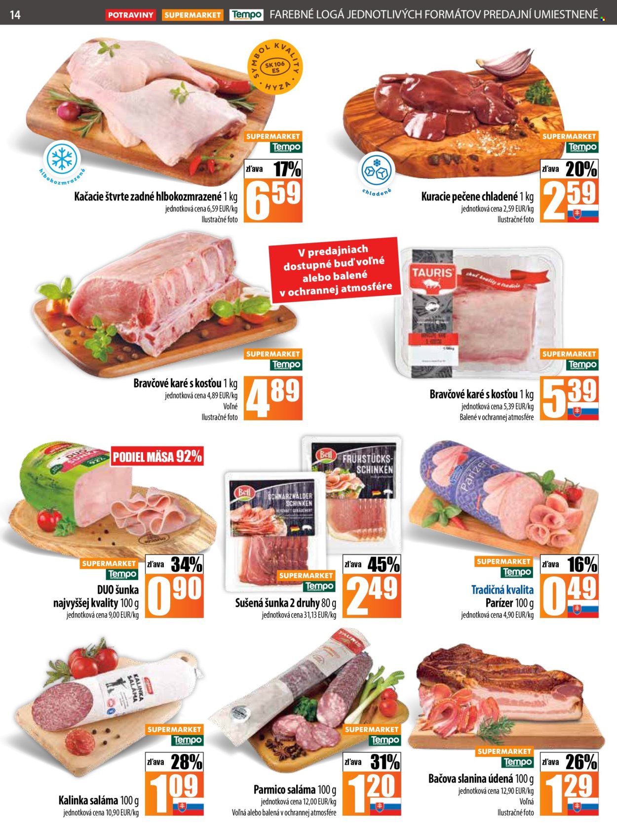 Leták COOP Jednota - 21.8.2025 - 27.8.2025. Strana 14