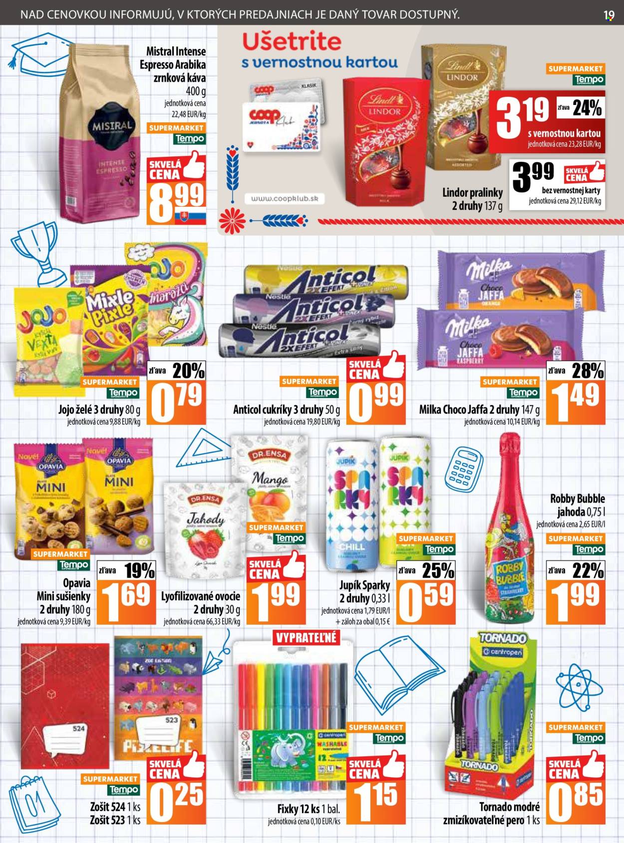 Leták COOP Jednota - 21.8.2025 - 27.8.2025. Strana 19