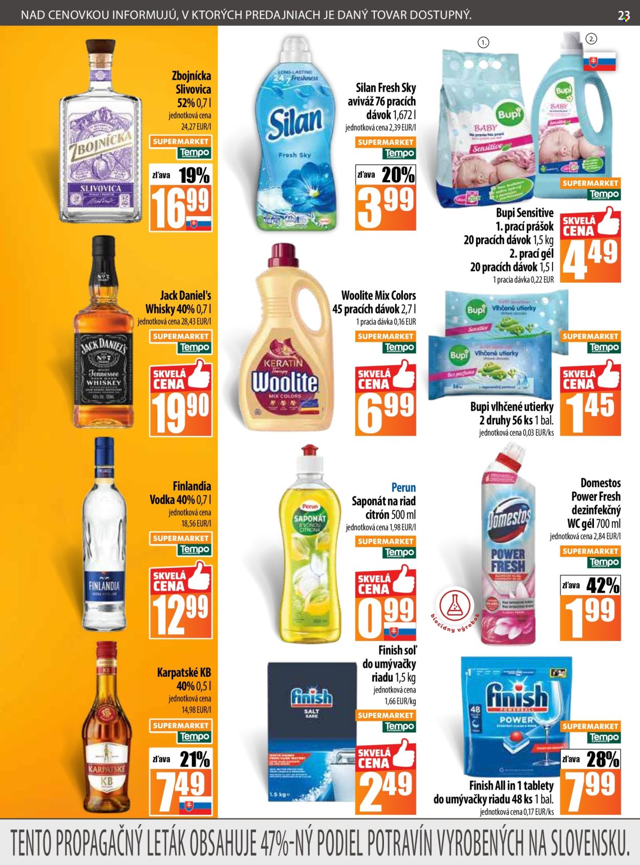 Leták COOP Jednota - 21.8.2025 - 27.8.2025. Strana 23