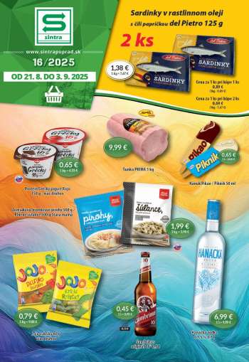 Leták Sintra - 21.8.2025 - 3.9.2025.