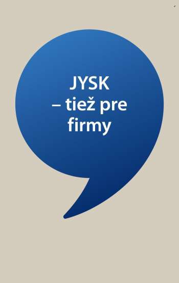 Leták JYSK - 20.8.2025 - 14.9.2025.