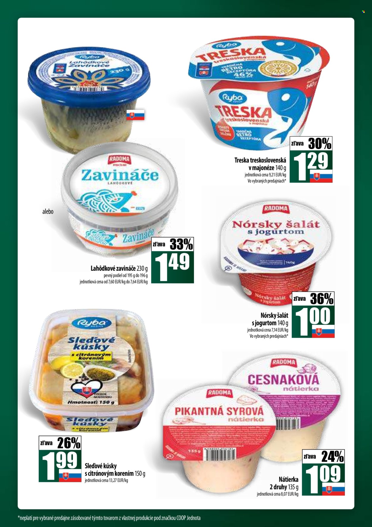 Leták COOP Jednota - 21.8.2025 - 27.8.2025. Strana 17