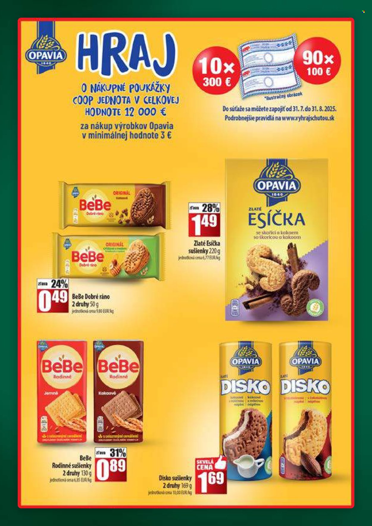 Leták COOP Jednota - 21.8.2025 - 27.8.2025. Strana 40