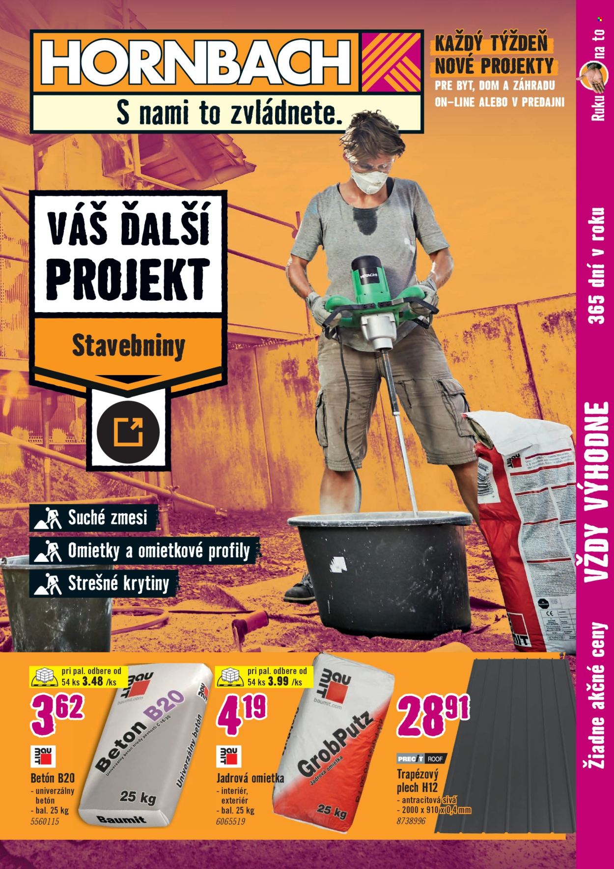Leták Hornbach - 20.8.2025 - 3.9.2025. Strana 1