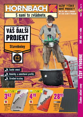 Leták Hornbach - 20.8.2025 - 3.9.2025.