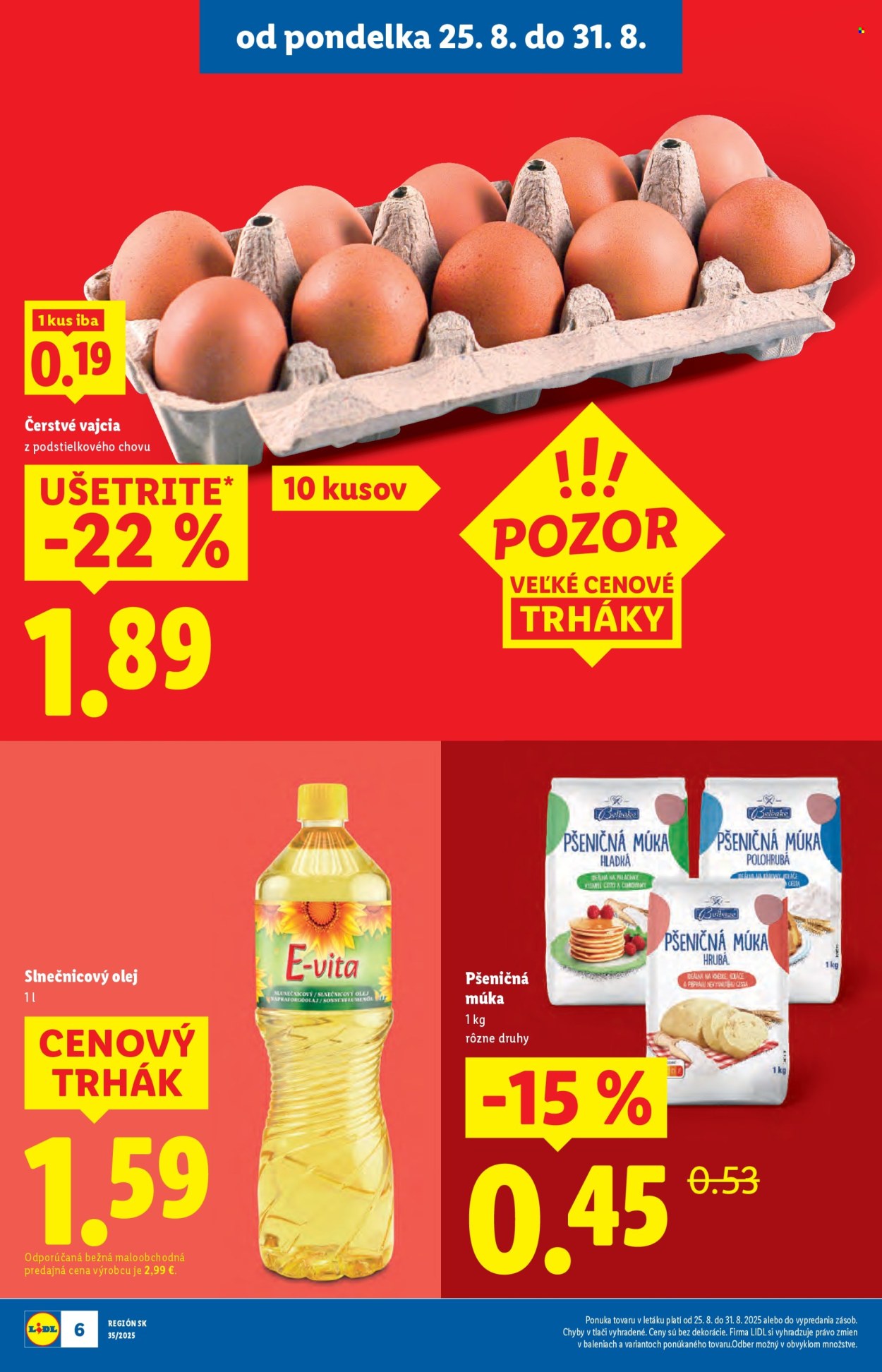 Leták Lidl - 25.8.2025 - 31.8.2025. Strana 10
