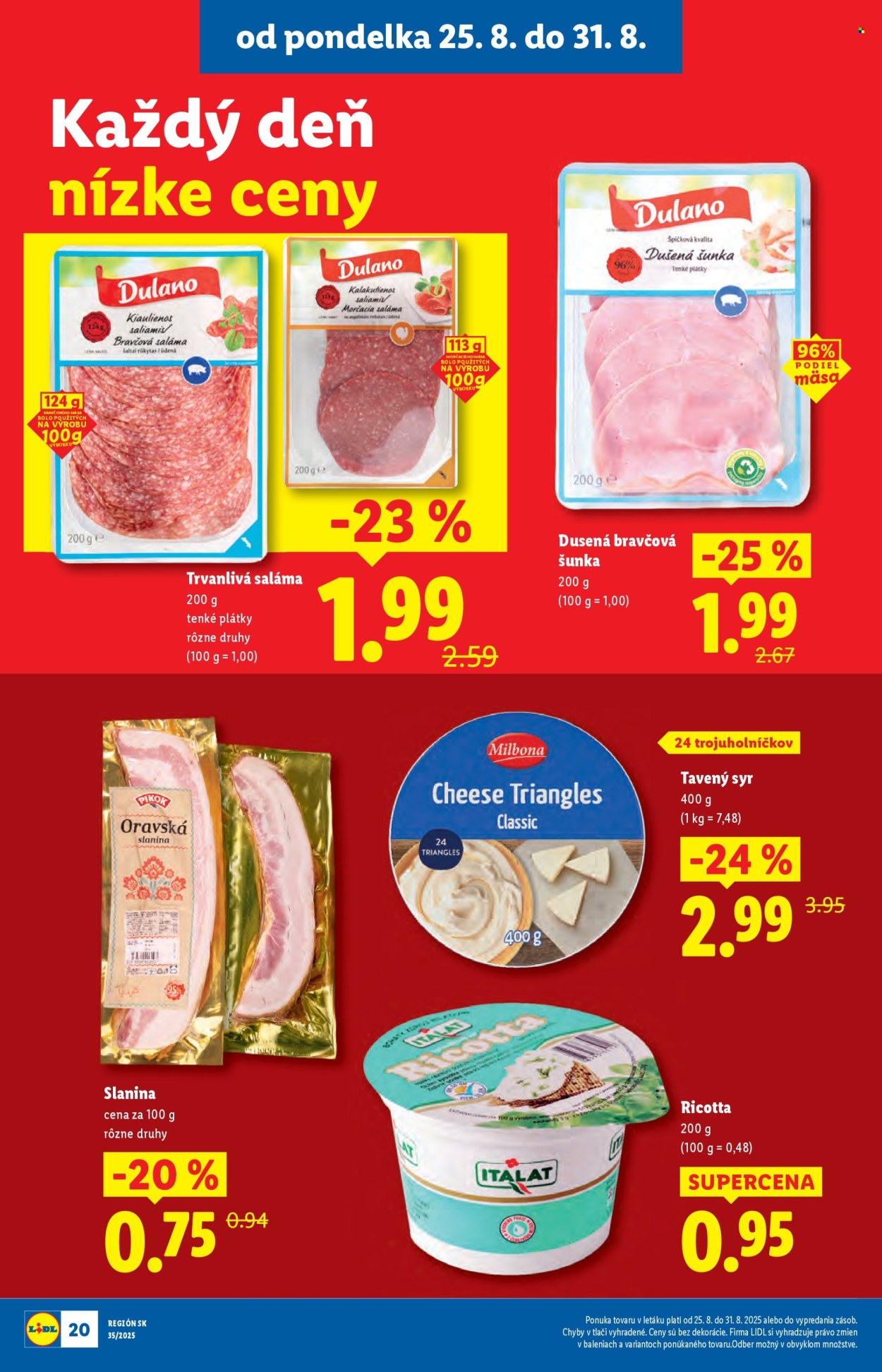 Leták Lidl - 25.8.2025 - 31.8.2025. Strana 28