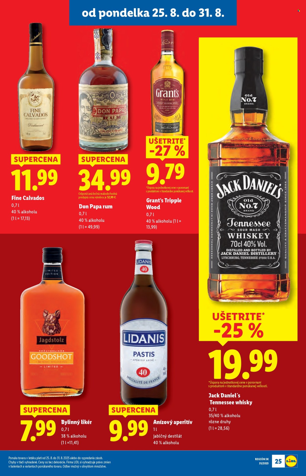 Leták Lidl - 25.8.2025 - 31.8.2025. Strana 33