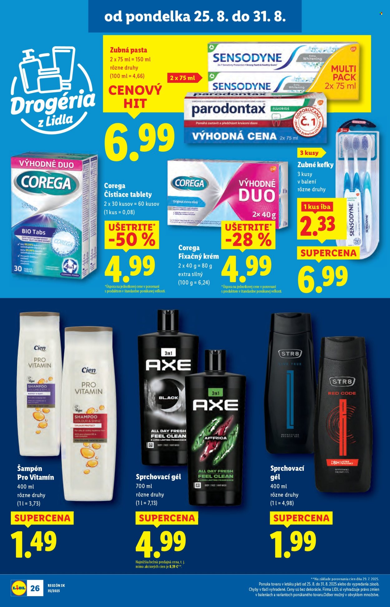 Leták Lidl - 25.8.2025 - 31.8.2025. Strana 34