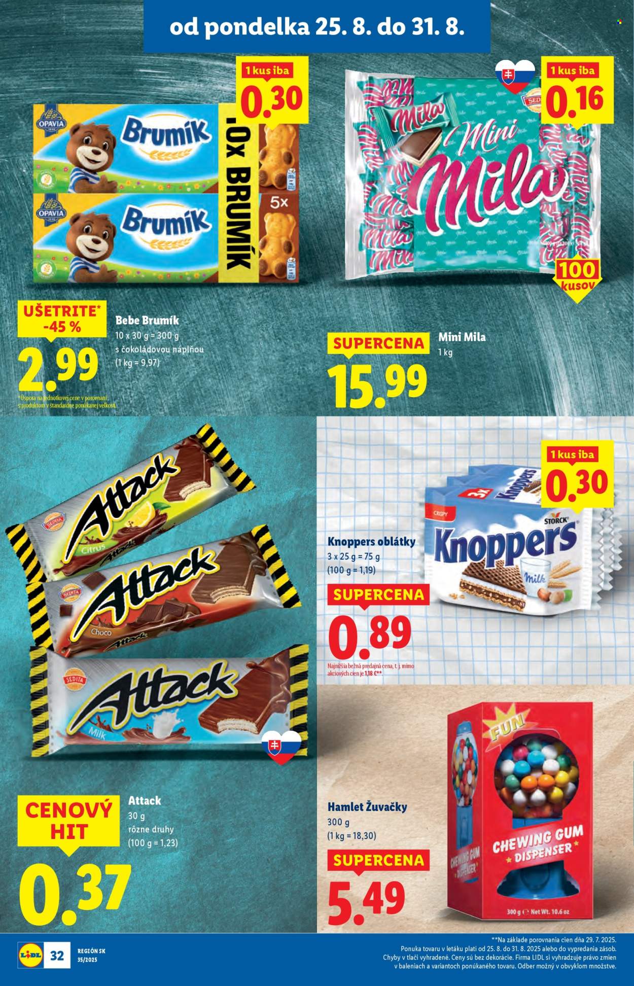 Leták Lidl - 25.8.2025 - 31.8.2025. Strana 42