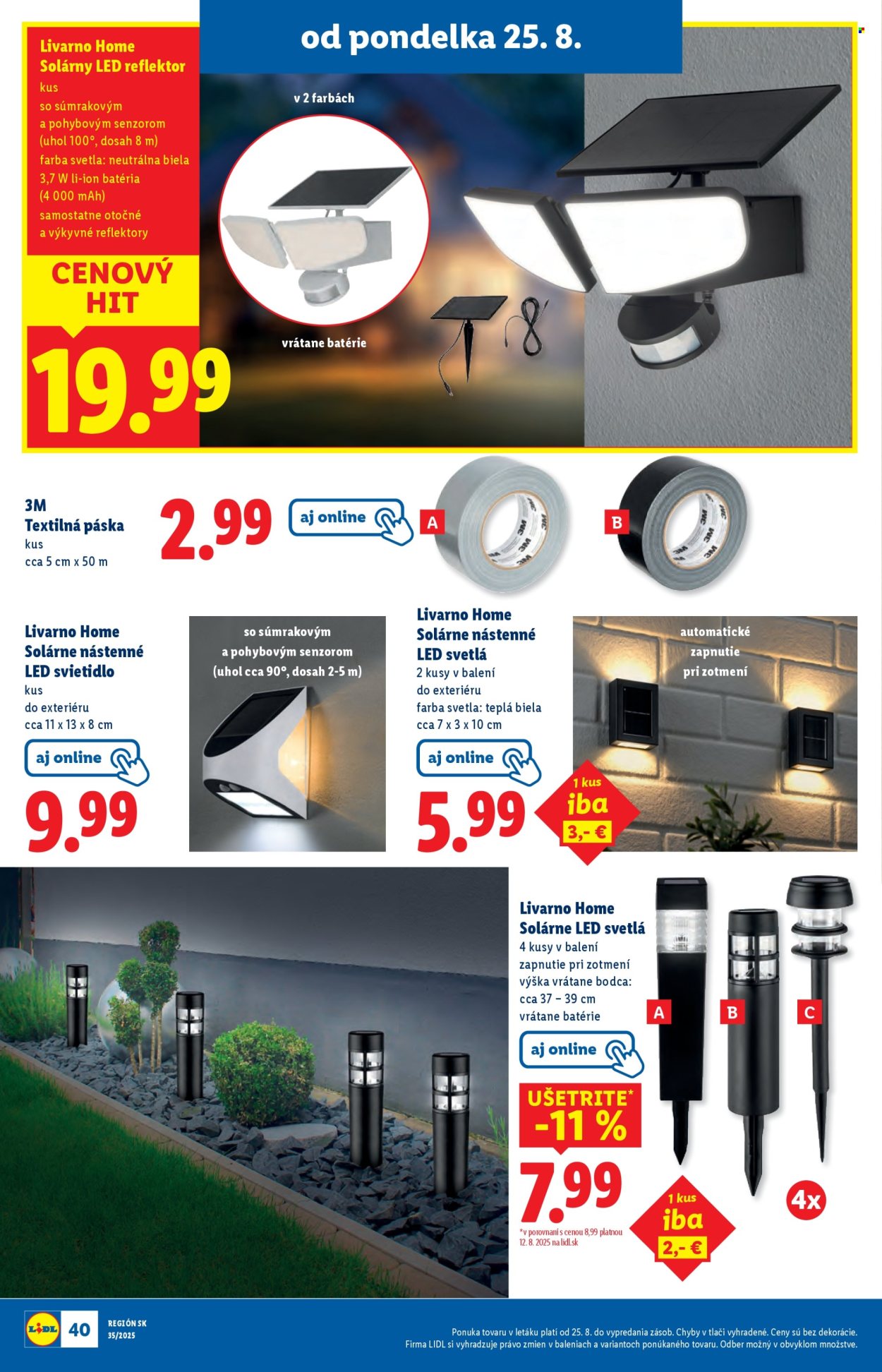 Leták Lidl - 25.8.2025 - 31.8.2025. Strana 54