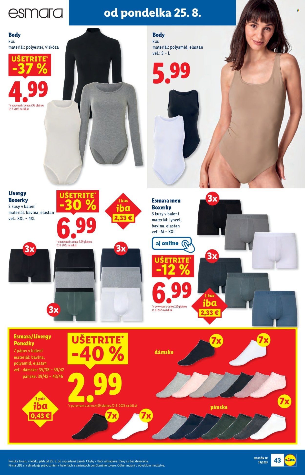Leták Lidl - 25.8.2025 - 31.8.2025. Strana 57