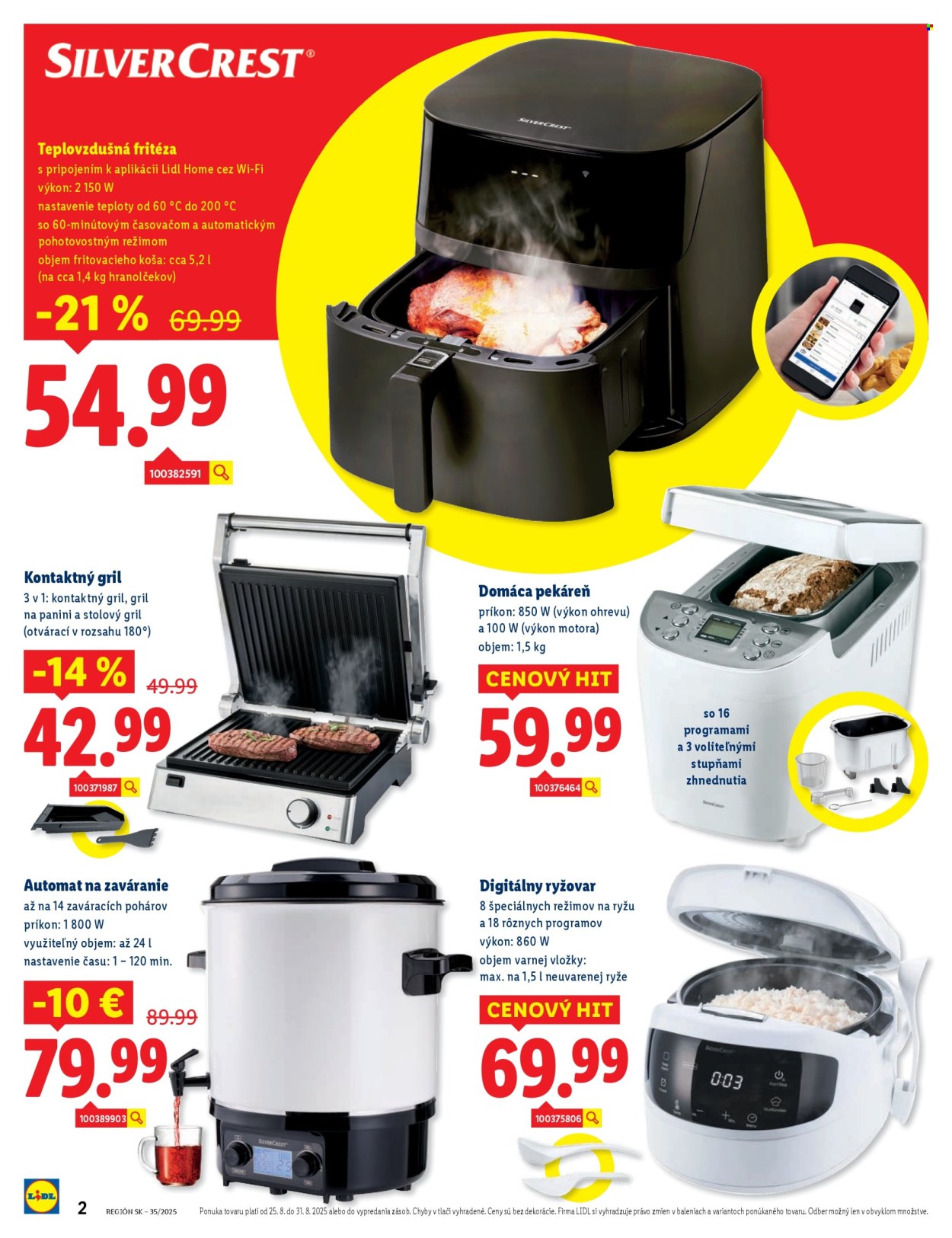 Leták Lidl - 25.8.2025 - 31.8.2025. Strana 2