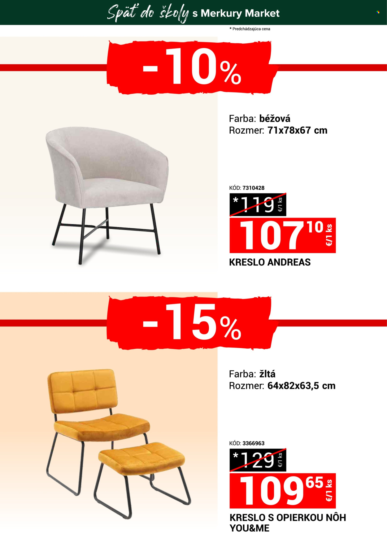 Leták Merkury Market - 23.8.2025 - 31.8.2025. Strana 7