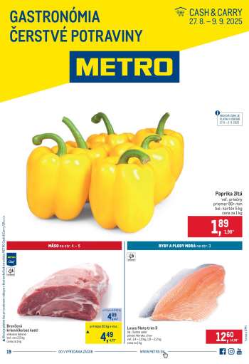 Leták Metro - 27.8.2025 - 9.9.2025.