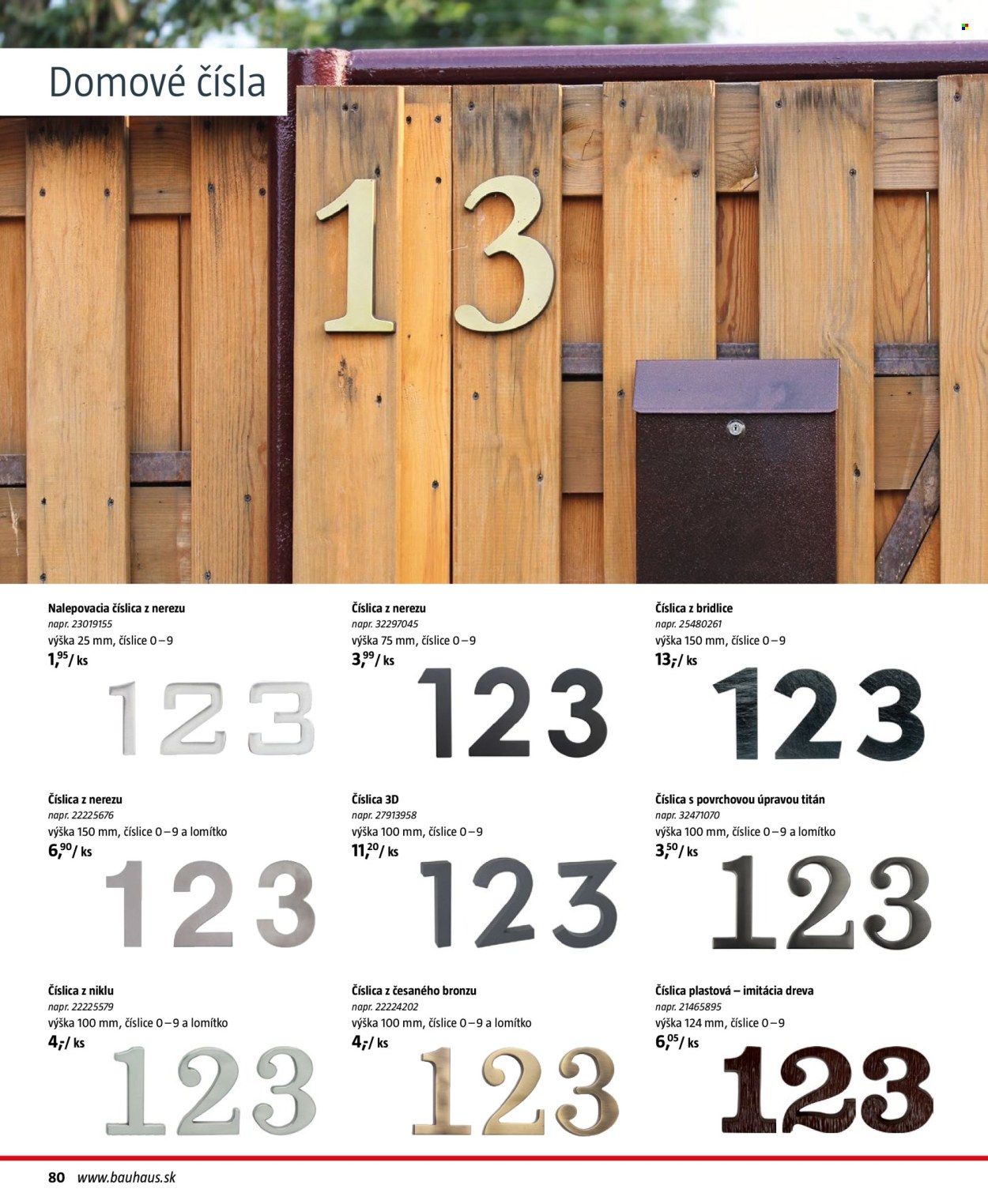 Leták Bauhaus - 25.8.2025 - 31.12.2025. Strana 80