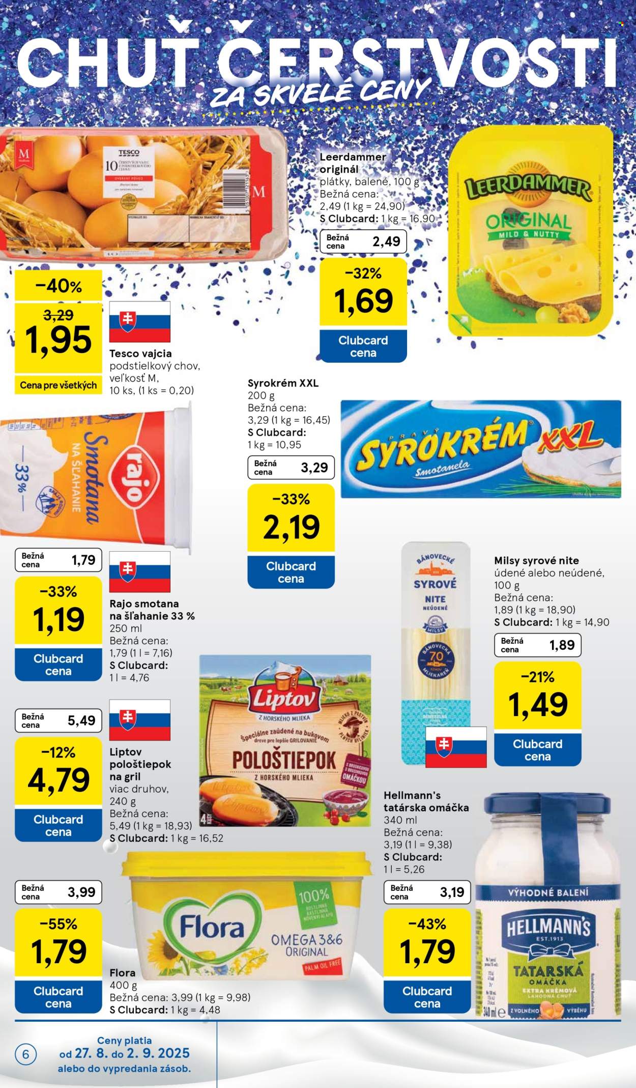 Leták TESCO - 27.8.2025 - 2.9.2025. Strana 6