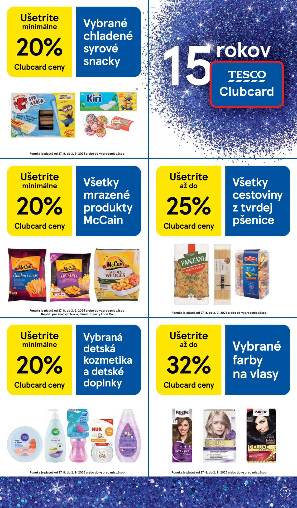 Leták TESCO - 27.8.2025 - 2.9.2025. Strana 17