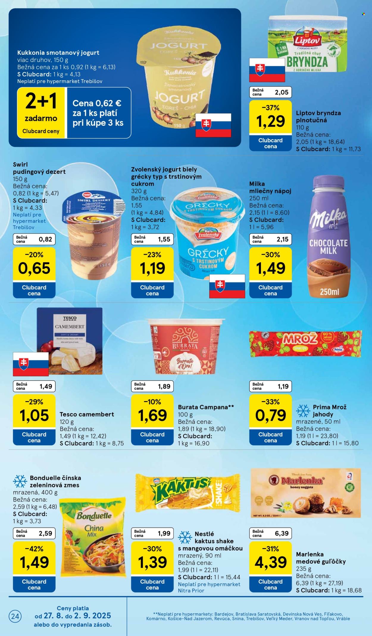Leták TESCO - 27.8.2025 - 2.9.2025. Strana 24
