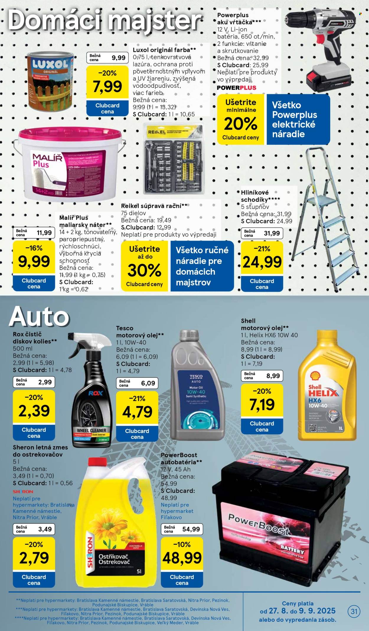 Leták TESCO - 27.8.2025 - 2.9.2025. Strana 31