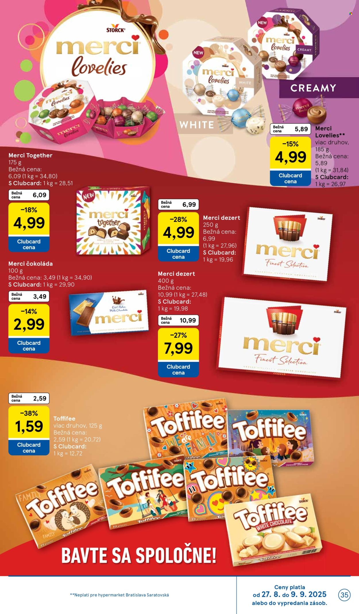 Leták TESCO - 27.8.2025 - 2.9.2025. Strana 35