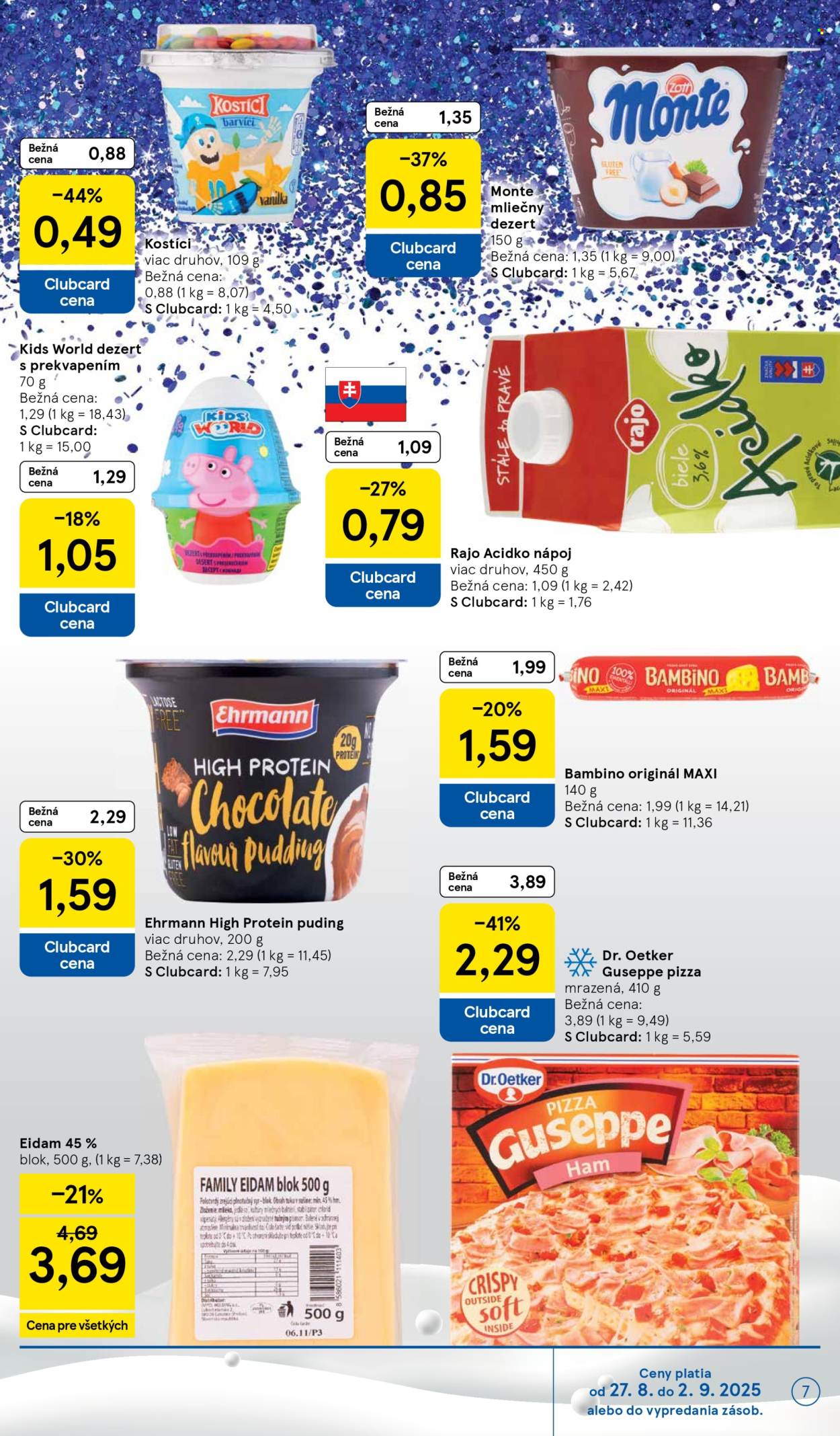 Leták TESCO supermarket - 27.8.2025 - 2.9.2025. Strana 7