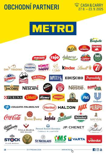 Leták Metro - 27.8.2025 - 23.9.2025.