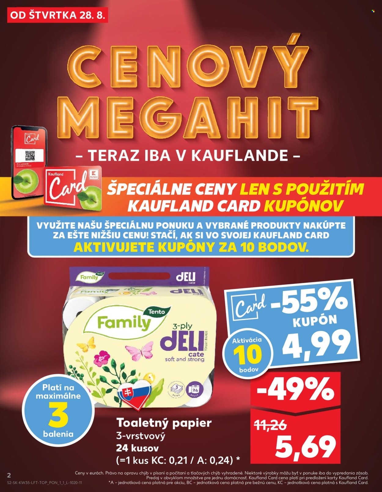 Leták Kaufland - 28.8.2025 - 3.9.2025. Strana 2