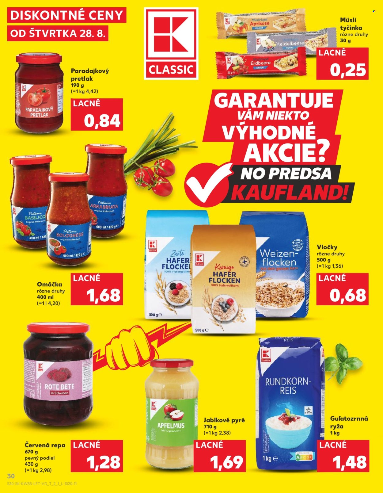 Leták Kaufland - 28.8.2025 - 3.9.2025. Strana 30