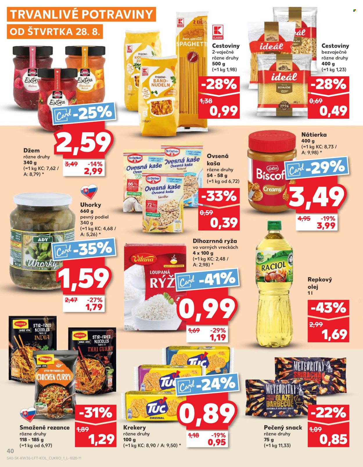 Leták Kaufland - 28.8.2025 - 3.9.2025. Strana 40