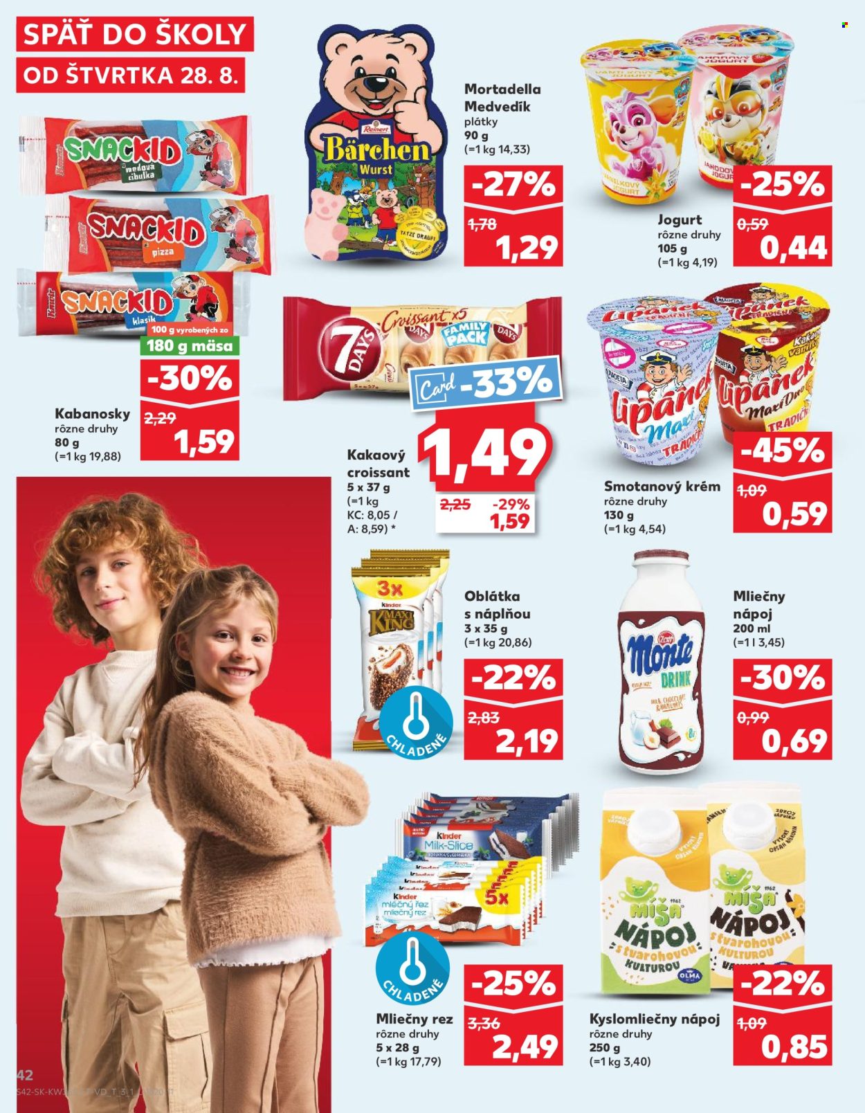 Leták Kaufland - 28.8.2025 - 3.9.2025. Strana 42