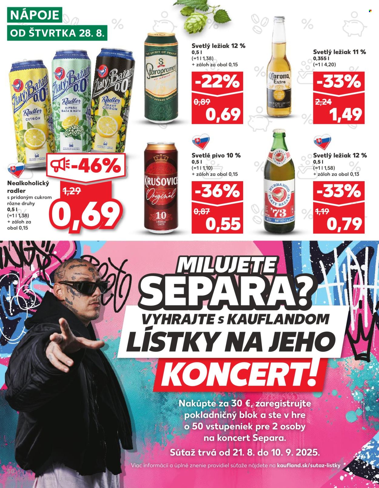 Leták Kaufland - 28.8.2025 - 3.9.2025. Strana 50