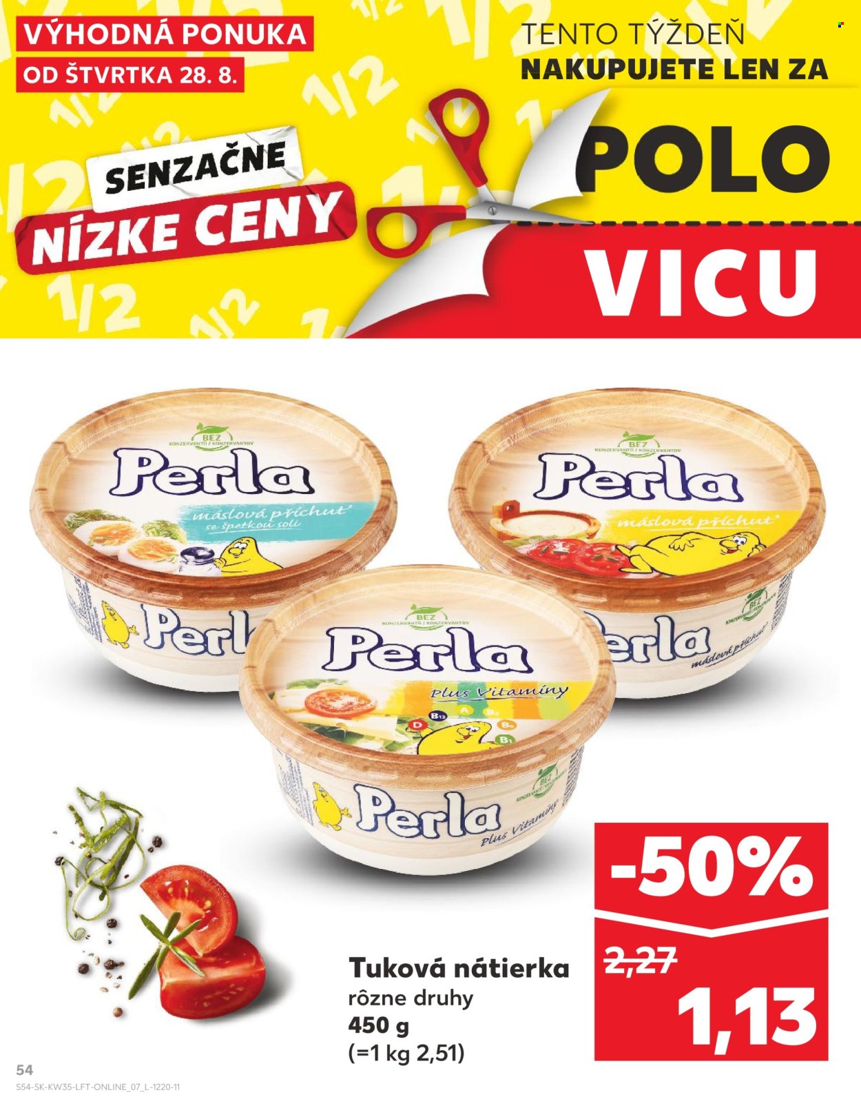 Leták Kaufland - 28.8.2025 - 3.9.2025. Strana 54