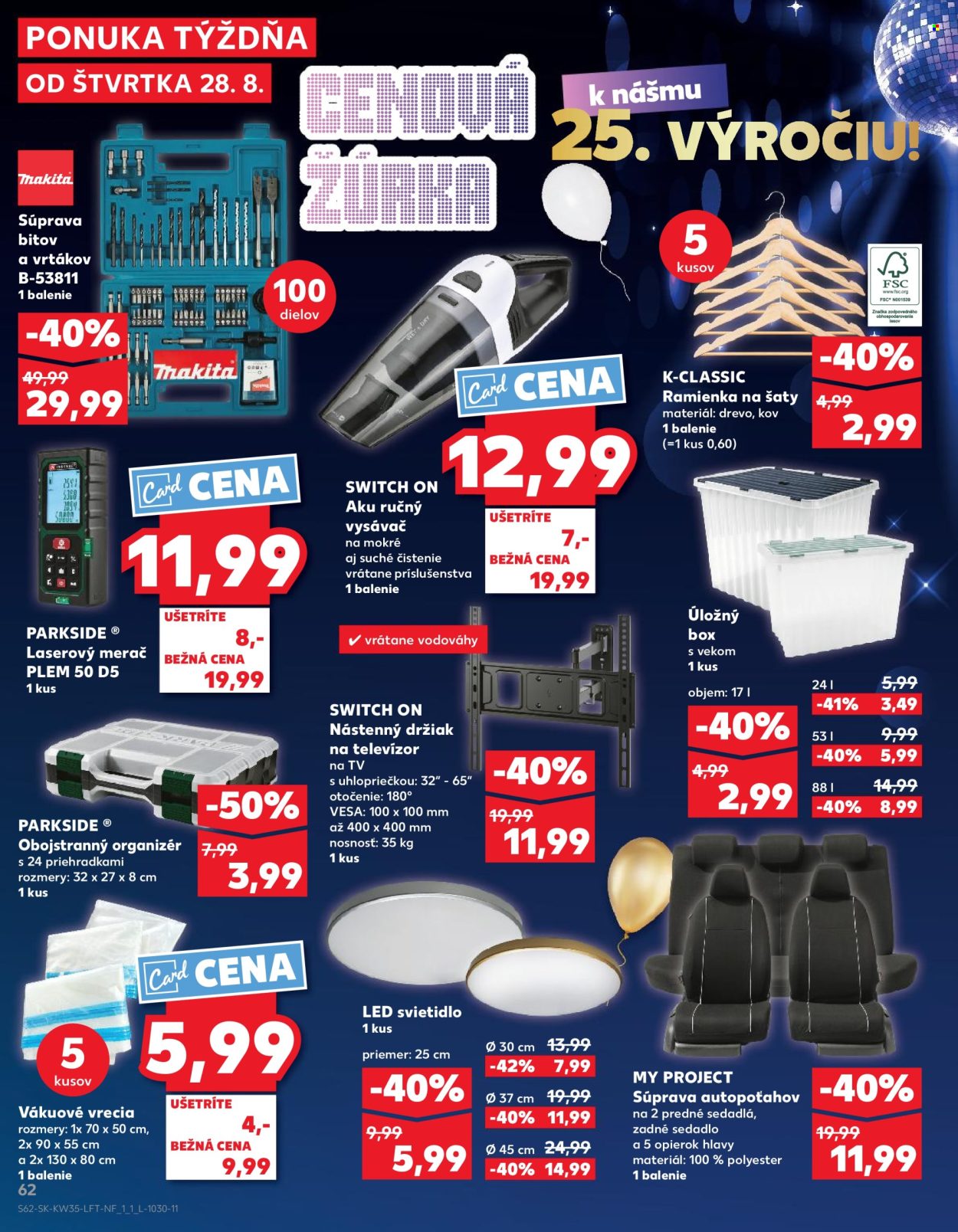 Leták Kaufland - 28.8.2025 - 3.9.2025. Strana 62