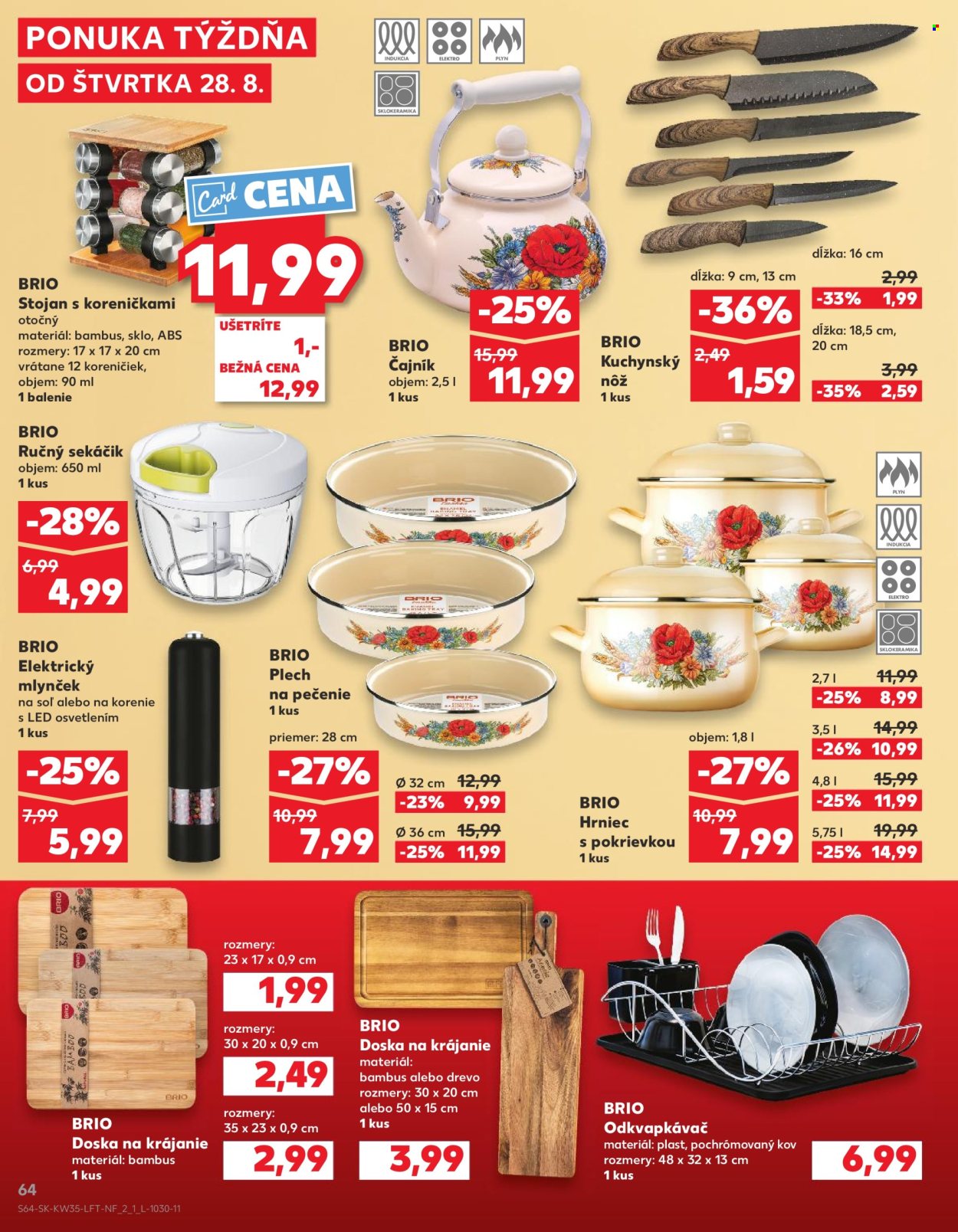 Leták Kaufland - 28.8.2025 - 3.9.2025. Strana 64