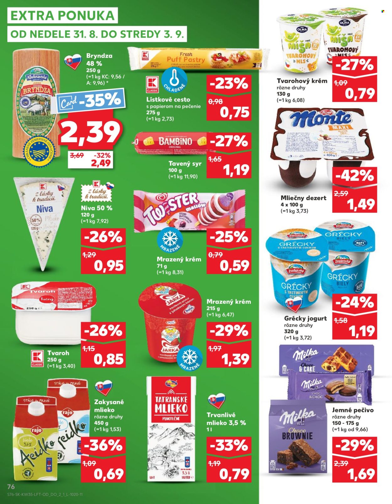 Leták Kaufland - 28.8.2025 - 3.9.2025. Strana 76