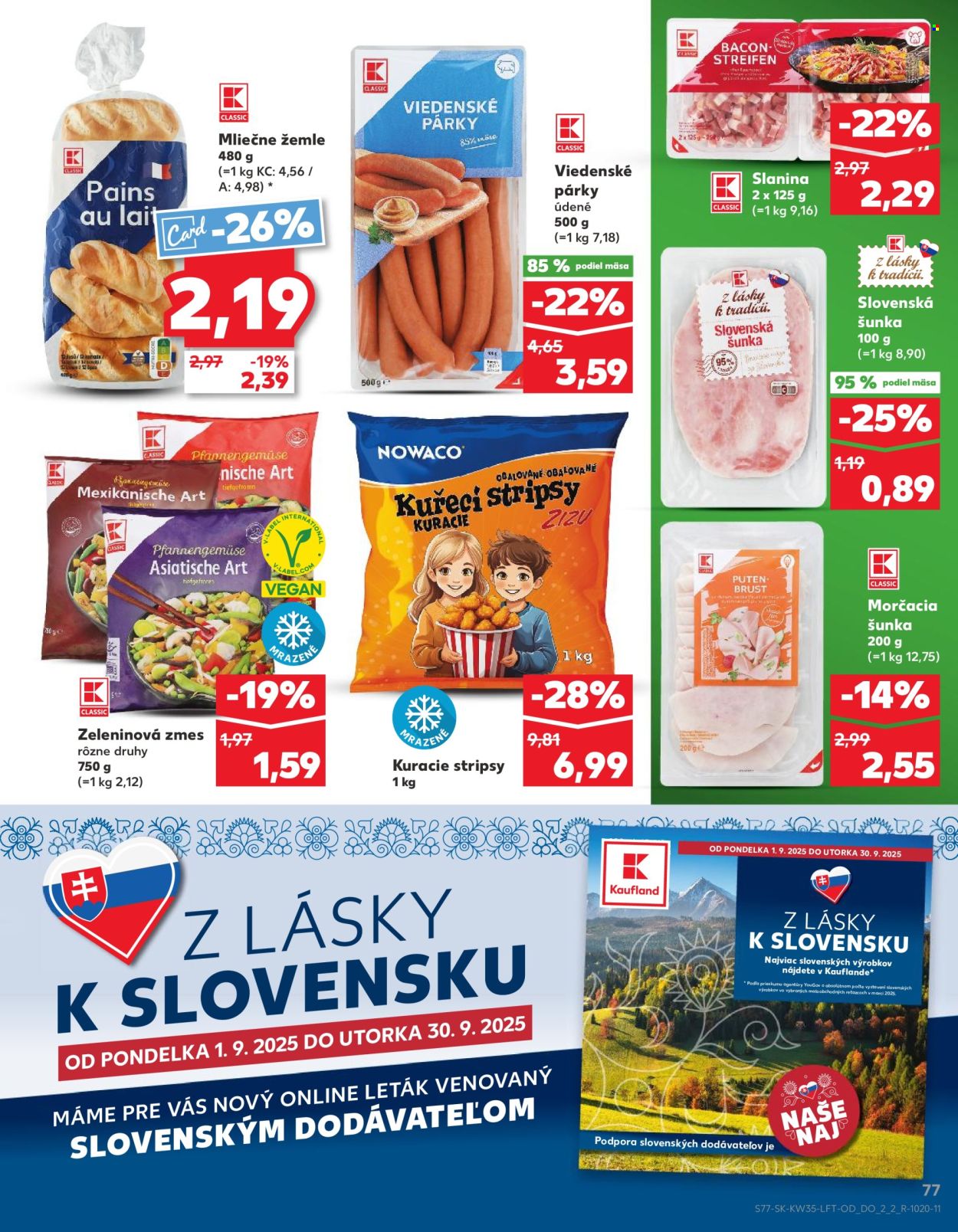 Leták Kaufland - 28.8.2025 - 3.9.2025. Strana 77