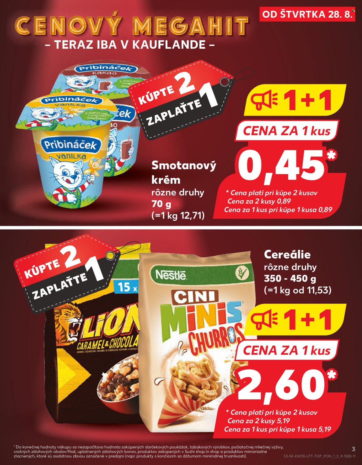 Leták Kaufland - 28.8.2025 - 3.9.2025. Strana 3